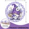 Gnome Lavender Flower Sign for Front Door Decor, Anemone Purple Buffalo Plaid Wood Door Hanger for Outdoor Outside Porch, Summer Farmhouse Wooden Wreath Indoor Wall Hanging Decoration